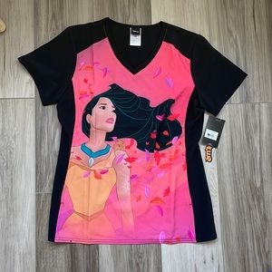 Pocahontas Disney Scrub Top